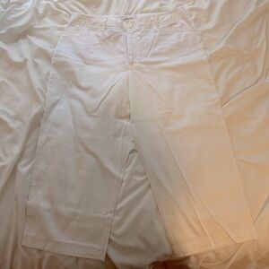 White Capri Pants